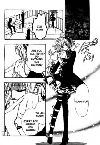 This is one of the outfits Sakura wore on chess world in Tsubasa Chronicle